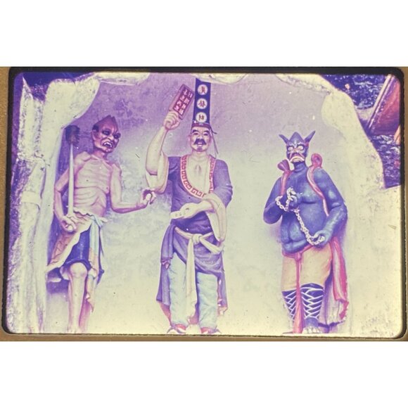 Vtg 1966 Asian Chinese Parade Dragon Dance Architecture Lot of 11 35mm Slides - Picture 5 of 11